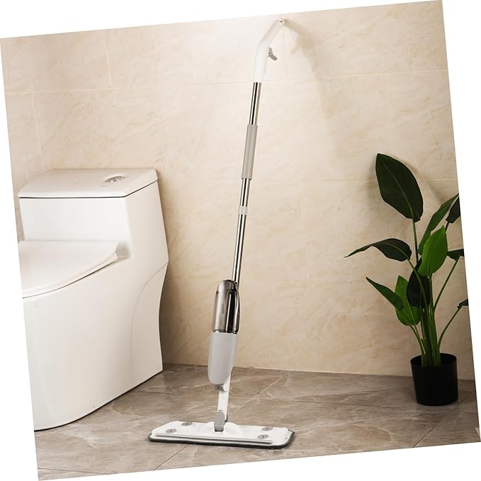 Mop with Rotating Head and Refillable Pads Versatile Floor Cleaning Mop for Hardwood Tile and Marble Easy to Use Function with Water Tank for Efficient Dirt