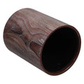 Imitation Wood Grain Capacity Trash Can for Home and Office Versatile Wastebasket for Bathroom Kitchen and Utility Room Lightweight and Easy to Clean Rubbish Bin