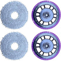 Robot Vacuum Cleaner Replacement Part Spare Original Mop Holder Pad For Eureka J15 Pro Ultra(2 Holder and 2 Pad)
