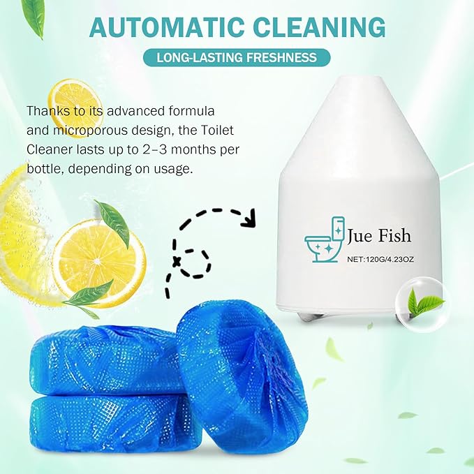 Toilet Cleaner2026 New Toilets Bowl Cleaning Long-Lasting Fresh Scent Automatic Refreshes Toilets Long-Lasting Bowl Cleaner Fresh Scent