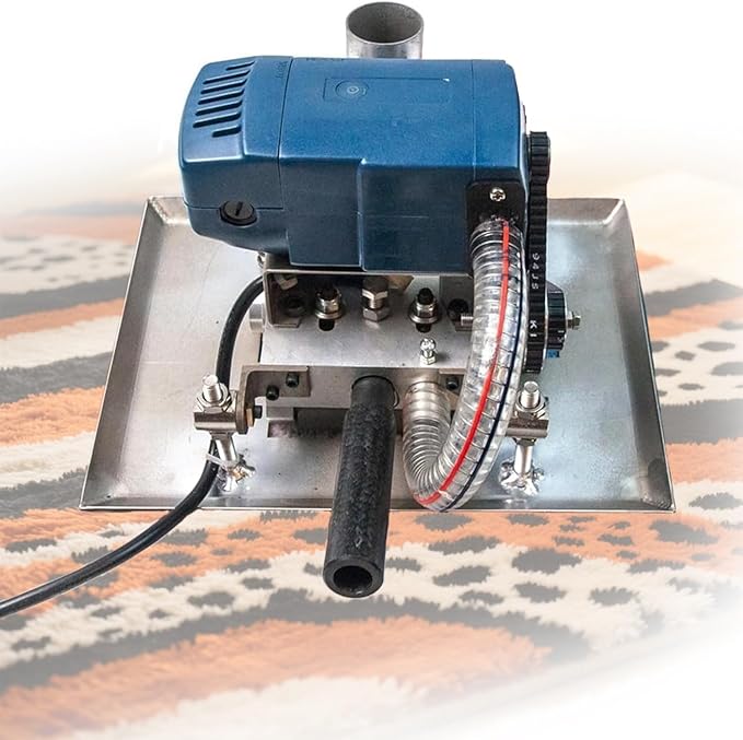 Versatile Carpet Repair Tool850w Flat Shearing Machine10000rpm Speed for Results3-Inch Rotary Blade Cuts Pilling &amp Uneven FibersPerfect for Handmade/Tufted RugsHome &amp Workshop Friendly