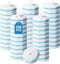 200PC Toilet Bowl Wand Refills Replacement Heads for Bathroom Washroom Cleaning Pads Disposable Toilet Brush Refills Compatible with Household Brushes Scrubbers Cleaning Refill Pads