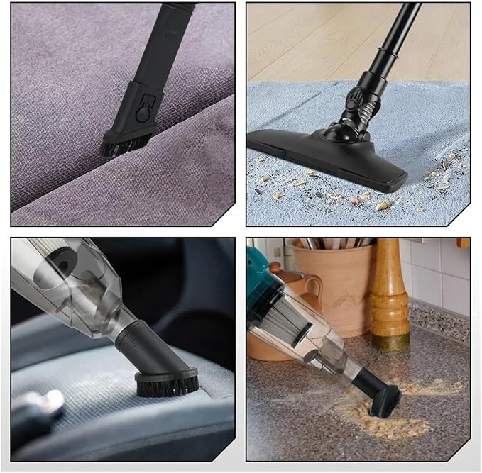 Yofidra Electric Cordless Vacuum Cleaner Household Indoor Hair Removal and Cleaning Power Tool Compatible for Makita 18V Battery Vacuum Cleaner Accessories