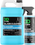 3D Glass Cleaner Bundle - Streak-Free Tint Safe Formula - 16oz Spray + 1 Gallon Refill