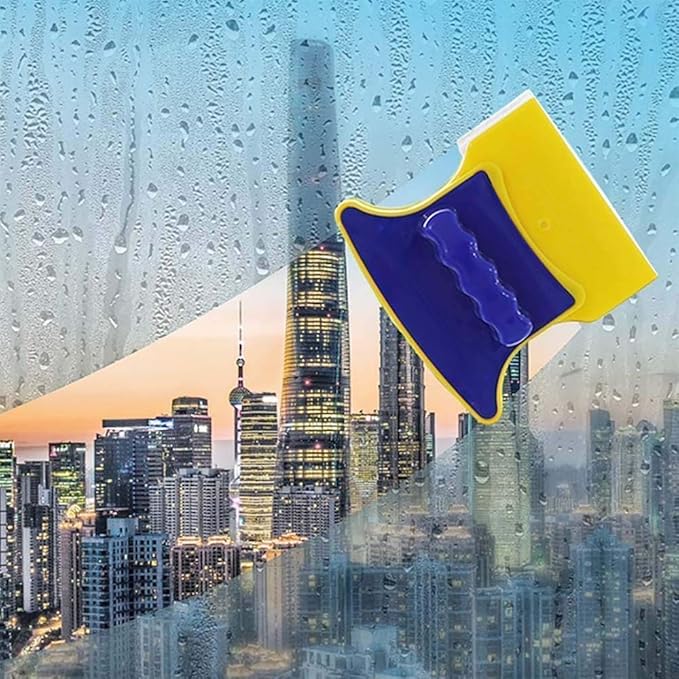 Double-Side Magnetic Glass Window Cleaner (Glass Thickness 3-6 mm)
