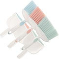 Mini Broom and Dustpan Set 3pcs Plastic Whisk Broom Household Desktop Cleaning Supplies for Indoor Sweeping and Small Area Dust Removal