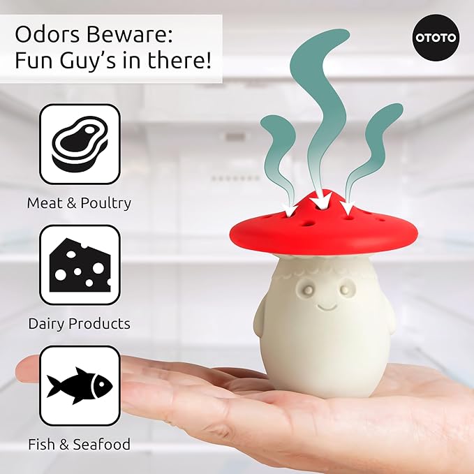 OTOTO Dracowave Microwave Cleaner + Fun Guy Fridge Deodorizer