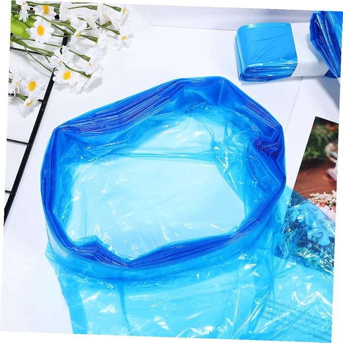 iplusmile 5 Rolls Blue Diaper Pail Bags 260mm X 7m Pe Odor-proof Trash Bags for Diaper Disposal and Outdoor Use