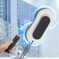 Large Window Cleaning Robot Electric Remote Control with Two Way Water Spray Function of Window Cleaning Robot Suitable for Glass Tiles Smooth Surfaces Cleaning Robot (White)