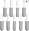 HARFINGTON 9pcs Pumice Stone Toilet Bowl Cleaner with Handle for Hard Water Marks Cleaning on Toilets Grills Tiles Grout Sinks Bathtubs Pools WhiteGray