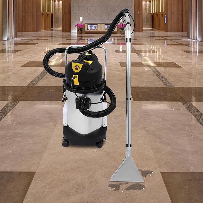 30L Commercial Carpet Cleaning Machine Portable Handheld Upholstery Cleaner Machine Powerful Suction with Versatile Tools for Pet Stains Sofa Rug Mattress Car Seat and Curtain