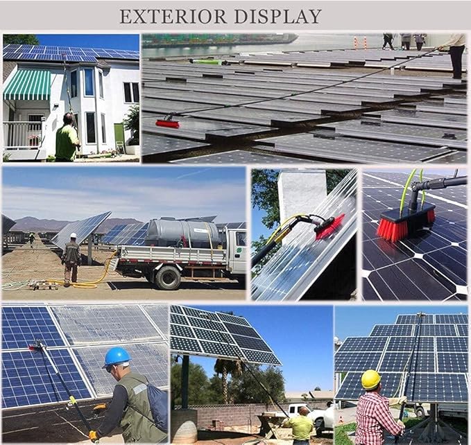 Window Cleaning Equipment Window Cleaning BrushTelesextension Cleaning Pole Water Fed Telesbrush Window Clean Water Brush Window Cleaner Kit Cleaning Photovoltaic and Solar Panels Trucks Wi