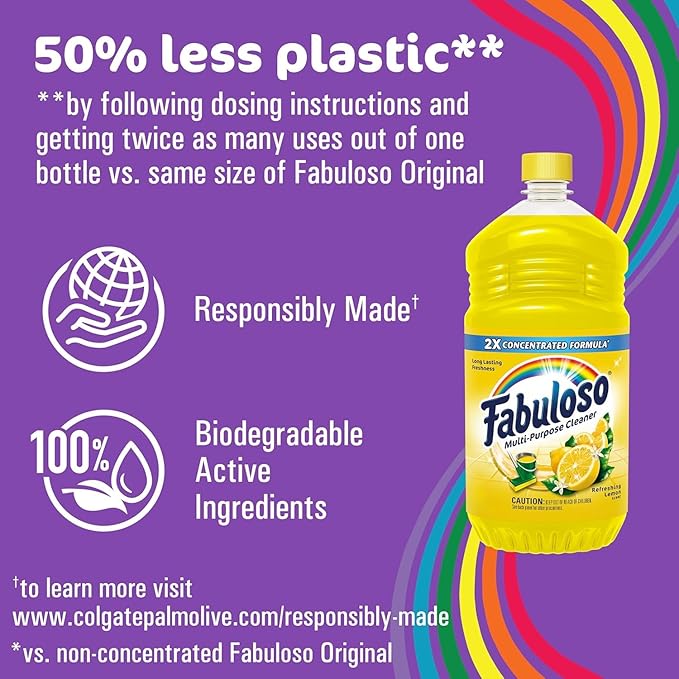 Fabuloso Multi-Purpose Cleaner Concentrated Formula 1 Gallon