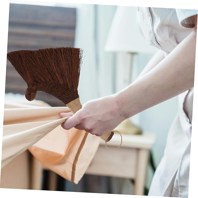 PRETYZOOM Dust Mop Vietnamese Hand Broom Soft Straw Broom for Desk Asian Hand Sweeping Brush
