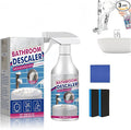 Bathroom Descaler Foam Cleaner New Stubborn Stains Cleaners Multipurpose Bathrooms Foam Cleaners 2.02 Oz All Purpose Rinse Cleaning Foams for BathtubGlassFaucetToilet (3 Pcs)