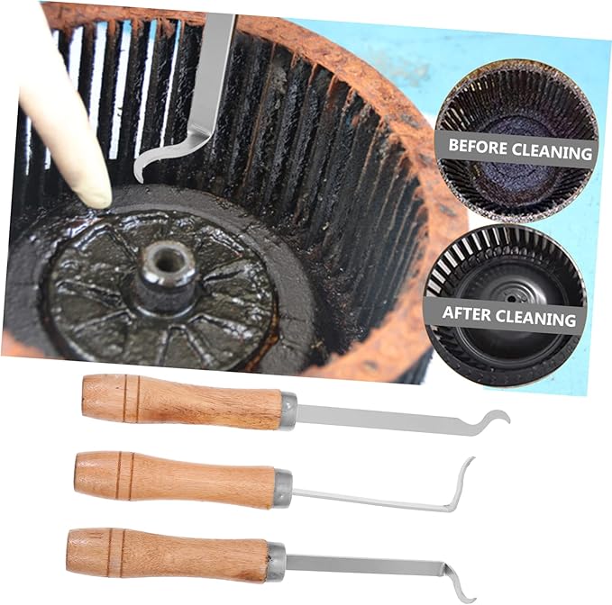 OUNONA 6pcs Cooker Hood Scrapers Cleaning Scraper Tool Kitchen Cleaning Supplies Easy to Use