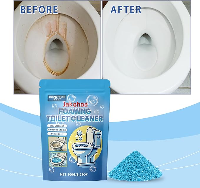 Foaming Toilet Cleaner Ocean Fresh Scent 3.53 oz Easy Cleaning Septic Safe