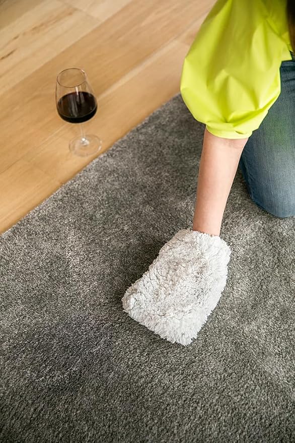 White Glove NOVA with Yellow Label – Multipurpose Wet Cleaning Glove for Upholstery Furniture Tiles and Fixtures