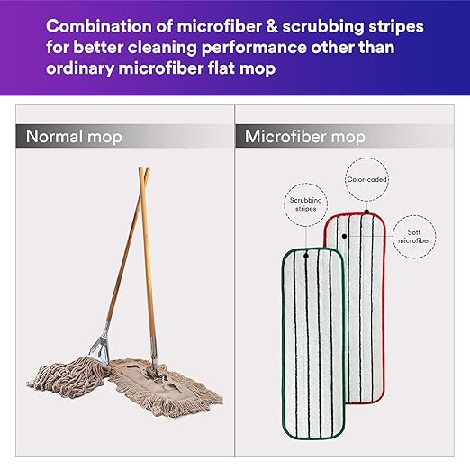 3M Easy Scrub Express Flat Mop Tool With Pad Holder 16 1/case