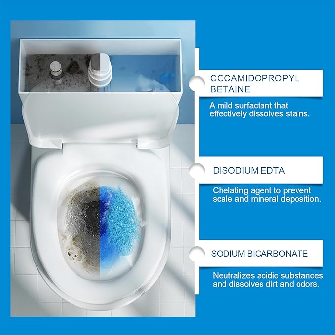 Foam Toilet Cleaner Advanced Cleaning Action Weekly UseToilet Bowl Cleaner Toilet Bowl Powerful Cleaner-2Pack