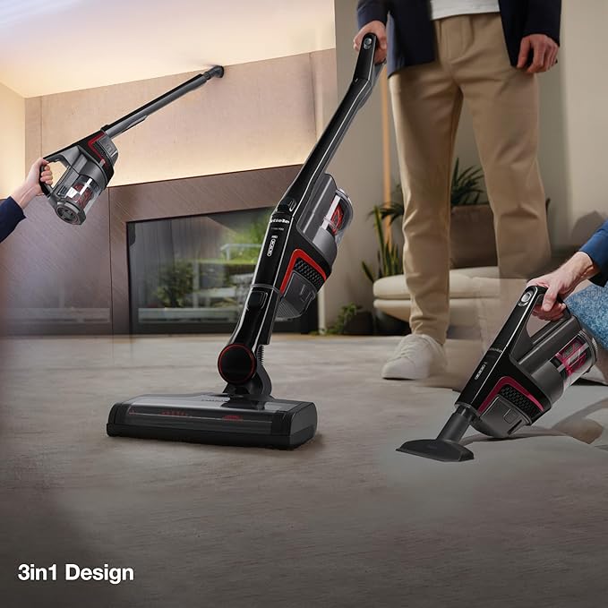 Miele Triflex HX1 Plus Cordless Stick Vacuum Cleaner 60 min runtime Obsidian Black / Red