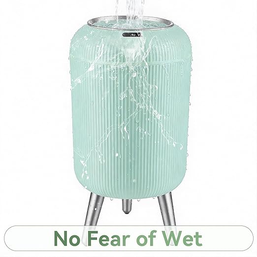 Automatic Motion Sensor Bathroom Trash Can Touchless3 Gallon/11L Smart Garbage BinMini Trash Can with Removable Legs for ToiletKitchenBedroomOfficeSmart Plastic Electric Garbage Cans-Blue