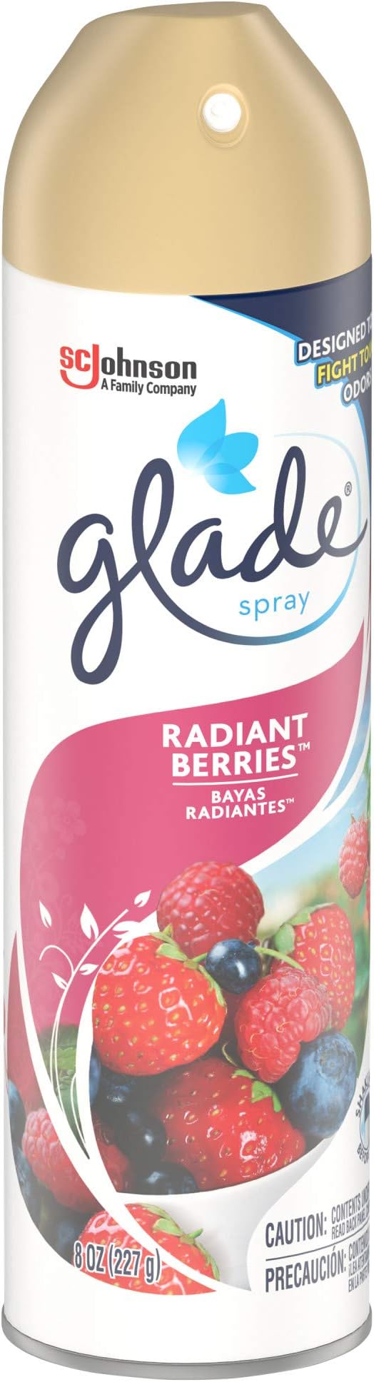 Glade Air Freshener Aerosol Radiant Berries 8 Oz (Pack of 3)