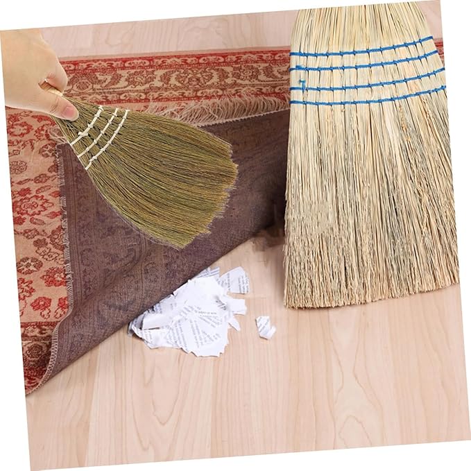 PRETYZOOM 5pcs Whisk Broom Short Handle Portable Dust Brush for Computer and Home Easy to Use Cleaning Tool