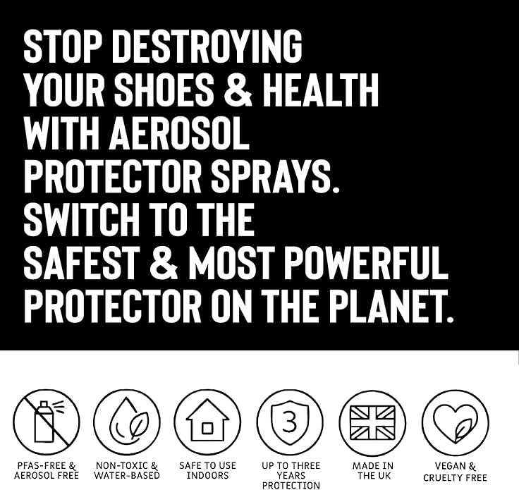 Liquiproof LABS Premium Protector Spray 125ml - long lasting waterproof and stain protection for leather suede nubuck sheepskin and fabrics. For use on shoes handbags trainers boots clothes etc