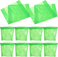 CLISPEED 50pcs Heavy-duty Tear-resistant Trash Bags Large 80x100cm Green Plastic Garbage Bags for Kitchen Bathroom Office and Commercial Use