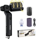 Cordless Electric Grill Brush with Adjustable Angle 3-Speed Power Motor &amp Stainless Steel Head - Rechargeable 90-Min Runtime Waterproof Grill Cleaner for BBQ Grates &amp Griddles (Black)