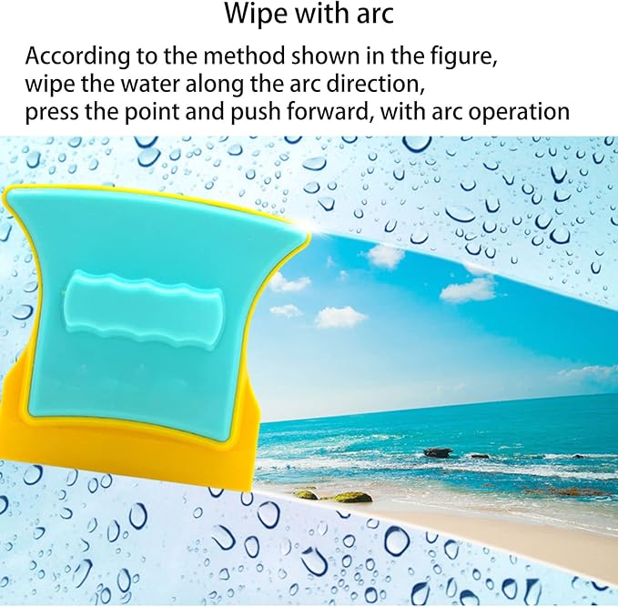 Home Triangle Double Side Magnetic Window Cleaner Double Side Glass Wiper Double Sided Wiper