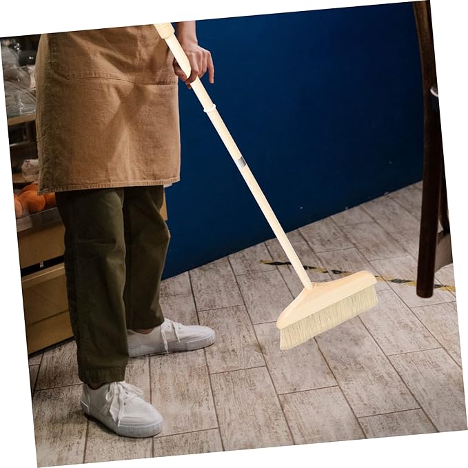 Portable Kitchen Broom Soft Brush Extendable Sweeper for Household Dusting