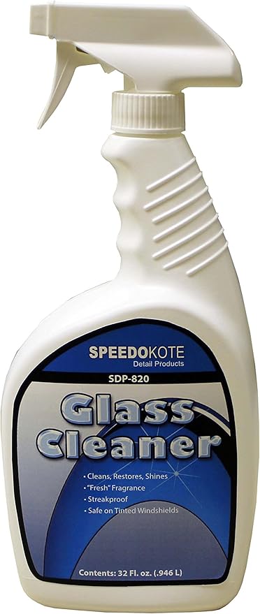 Speedokote Glass Cleaner Professional Strength with Anti-Static 32 oz. Spray SDP-820
