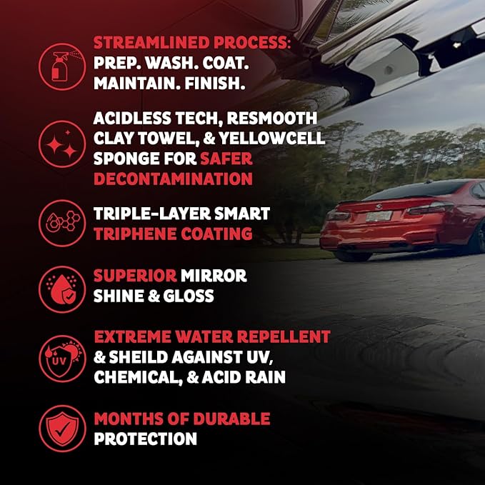 MAXL® Method Complete System 10 Premium Auto Detailing Solution Bundle - All-in-One Car Detailing Kit for Deep Clean Paint Protection Instant Gloss Spot-Free Drying and Easy Rinse-Off Application