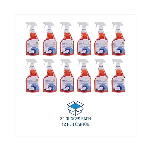 Boardwalk BWK37112 Natural All Purpose Cleaner Unscented 32 oz Spray Bottle (Case of 12)