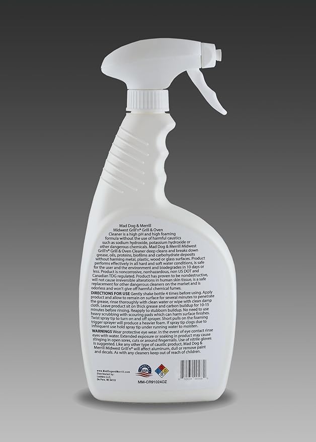 Mad Dog &amp Merrill Midwest Grill'n Grill &amp Oven Cleaner