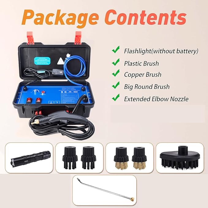 Handheld Steam Cleaner 1700W/3000W High Pressure Steam Cleaners High Temperature Handheld Steamers with Controlle110V-1700W