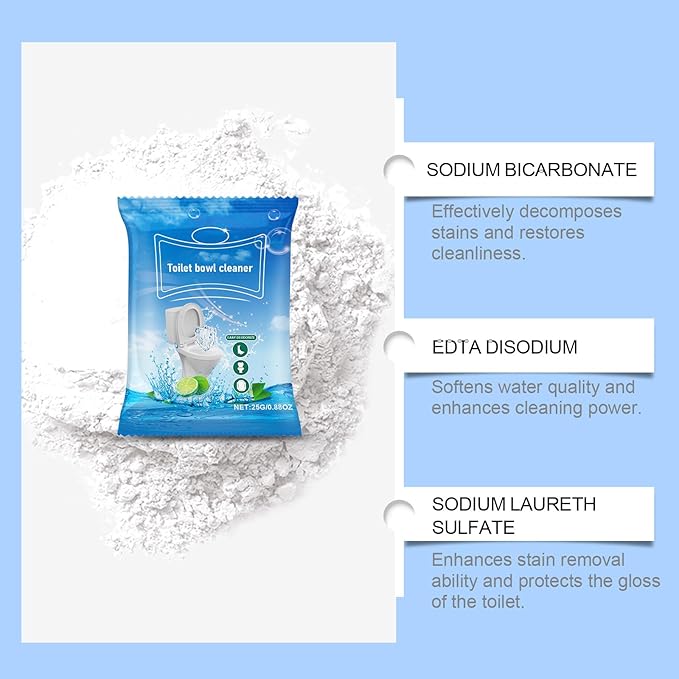 Toilet Bowl Cleaner 150g Easy Deodorizing Formula with Deep Cleaning Effect 6-Pack