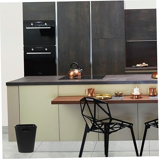 PRETYZOOM Enhanced Capacity Trash Can Kitchen Waste Basket Office Wastebasket Bin Bathroom Accessories Garbage Bin
