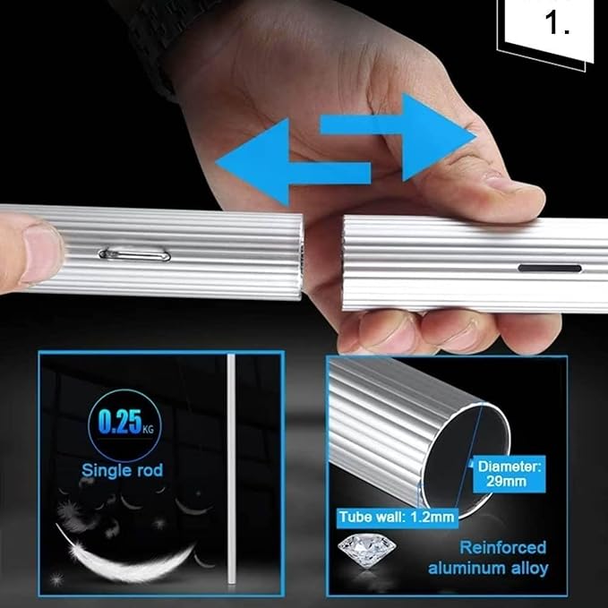 Solar Panel Cleaner Window Cleaning Brush Kit for Exterior and Photovoltaic Windows