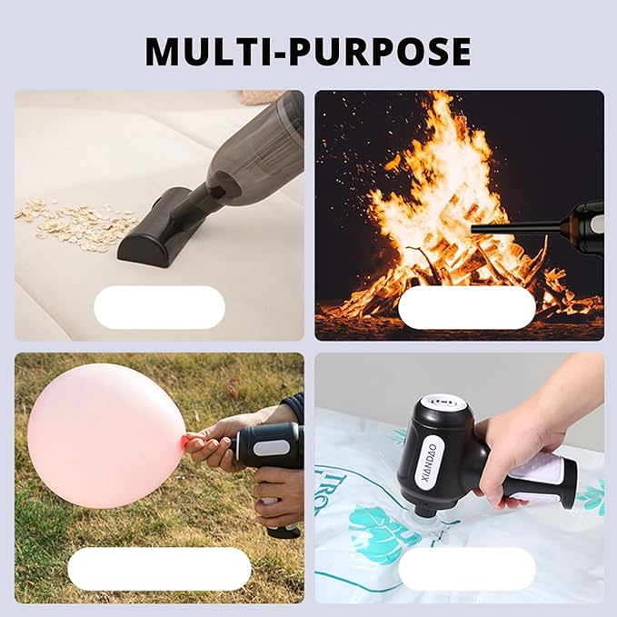 Handheld Vacuum USB Rechargeable Car Carpet Cleaner Light Weight Portable Trash Garbage Remover Car Dry Wet Use