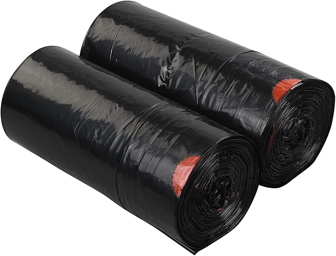 Teyyvn Black Drawstring Trash Bags 4 Gallon 220 Counts
