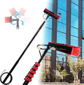 Telescopic Water Fed Brush Extendable Long Reach Window Cleaner Equipment Suitable for Window Glass Solar Panel55cmbrush-30FT/9M