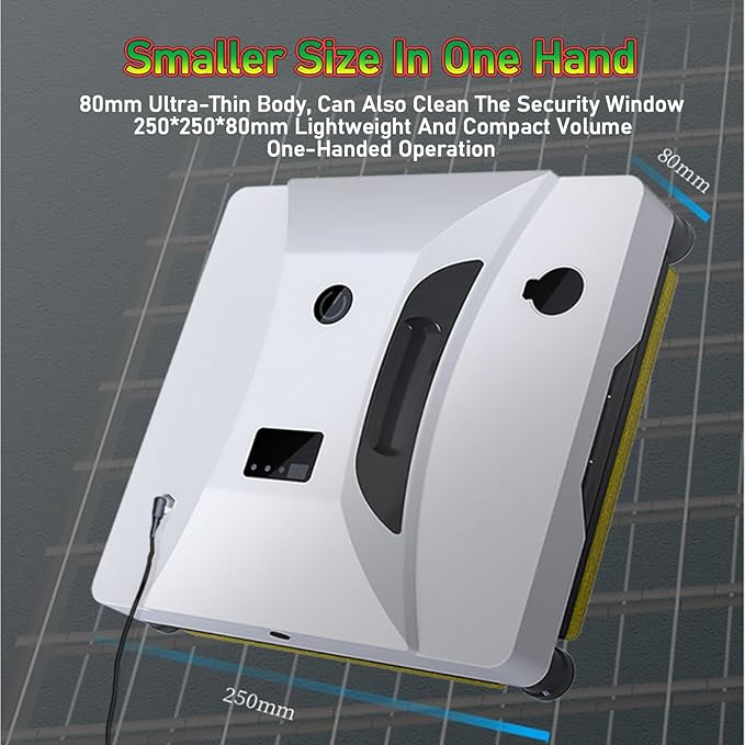 New Window Cleaner Robot Home Appliances Auto Fast Smart Planned Washer Electric Window Cleaning Robot with Water Spray
