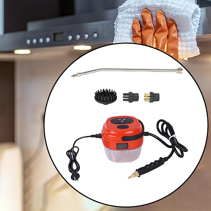 Handheld Cleaner with 6 Levels of Adjustment and Brush Touch Screen High Temperature Cleaning Steamer for Grout