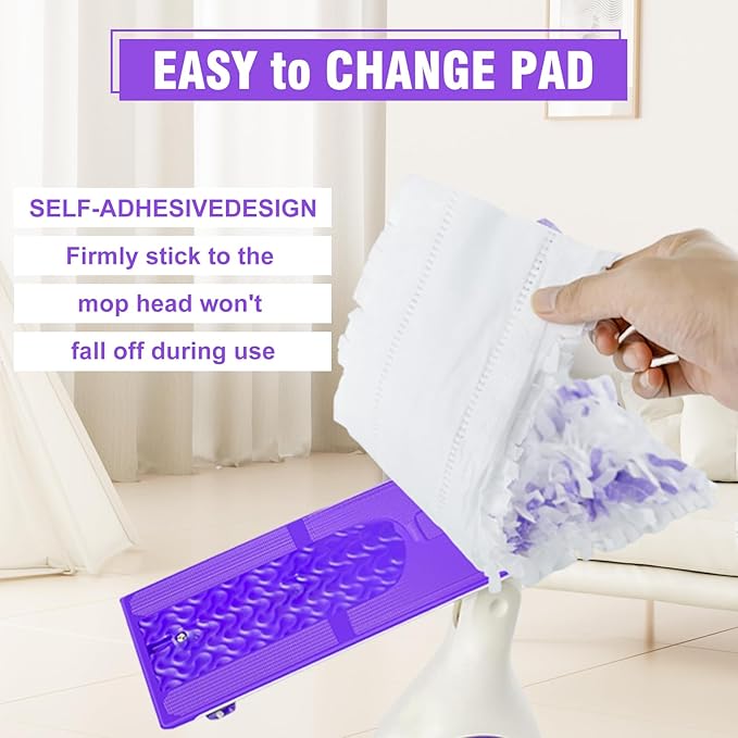 60 Pack Power Mop Refill Pads for Swiffer Power Mop Disposable Spray Wet Pads Refill for Swiffer PowerMop Multi-Surface Mopping Pad RefillsMop Head Replacement for Floor Cleaning