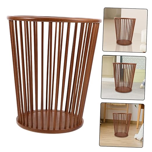 VALICLUD Trash Can Capacity Hollow Style Wastebasket for Kitchen Bathroom Office Bedroom Multifunctional Home Decor Garbage Bin