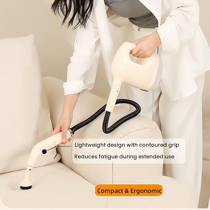 Handheld steam cleaner for home 2500W Fast-Heating &amp 350ml Water Tank portable Steam Cleaner with 8pcs Accessories for Cleaning Car Furniture Couch Floor Tile Bathroom Window