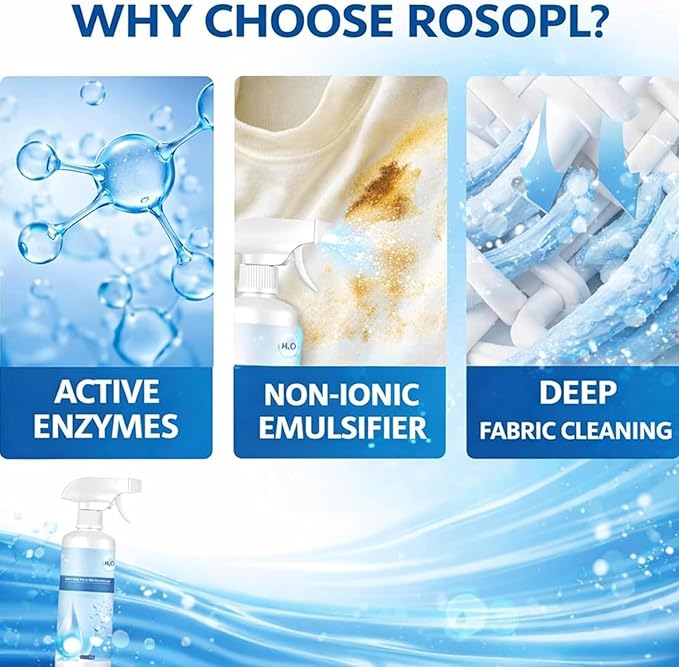 Fly Cloth Cleanse Clothing Emulsifier Non Ionic Emulsifiers Cloth Cleaner Spot Cleaner For Clothes Powerful Fabric Cleaner for Clothes Care Gentle on Most Fabrics (2pcs)